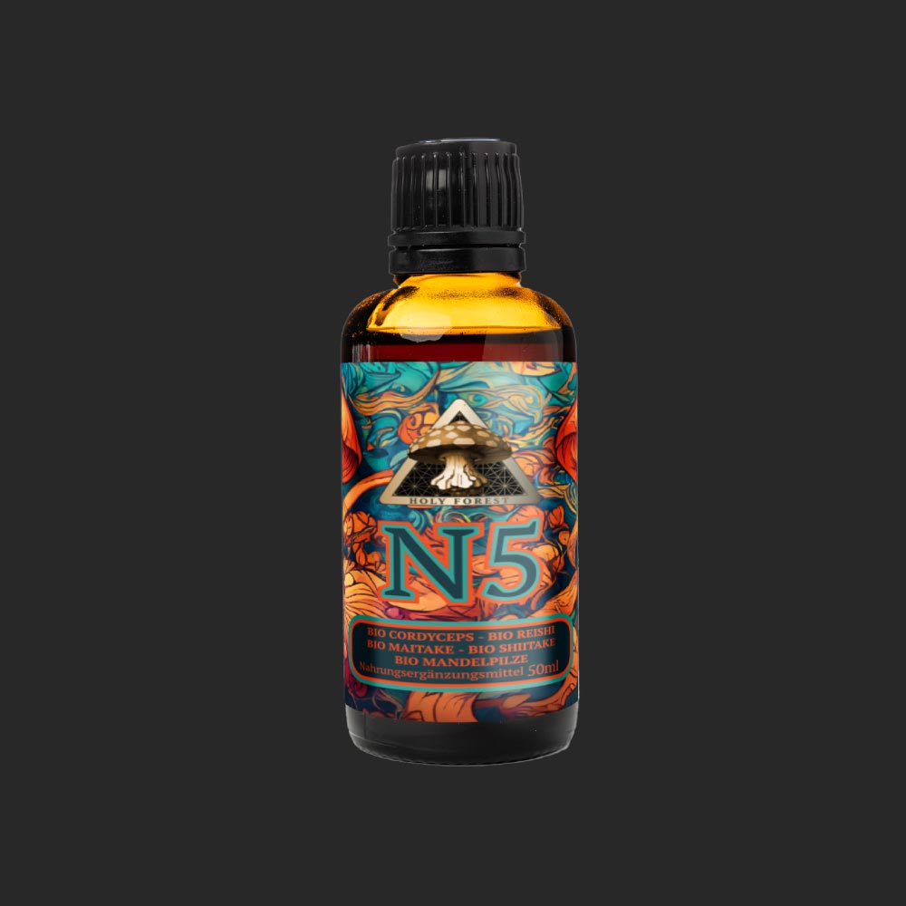 N5 Bio Cordyceps, Mandel, Maitake, Shiitake, Reishi