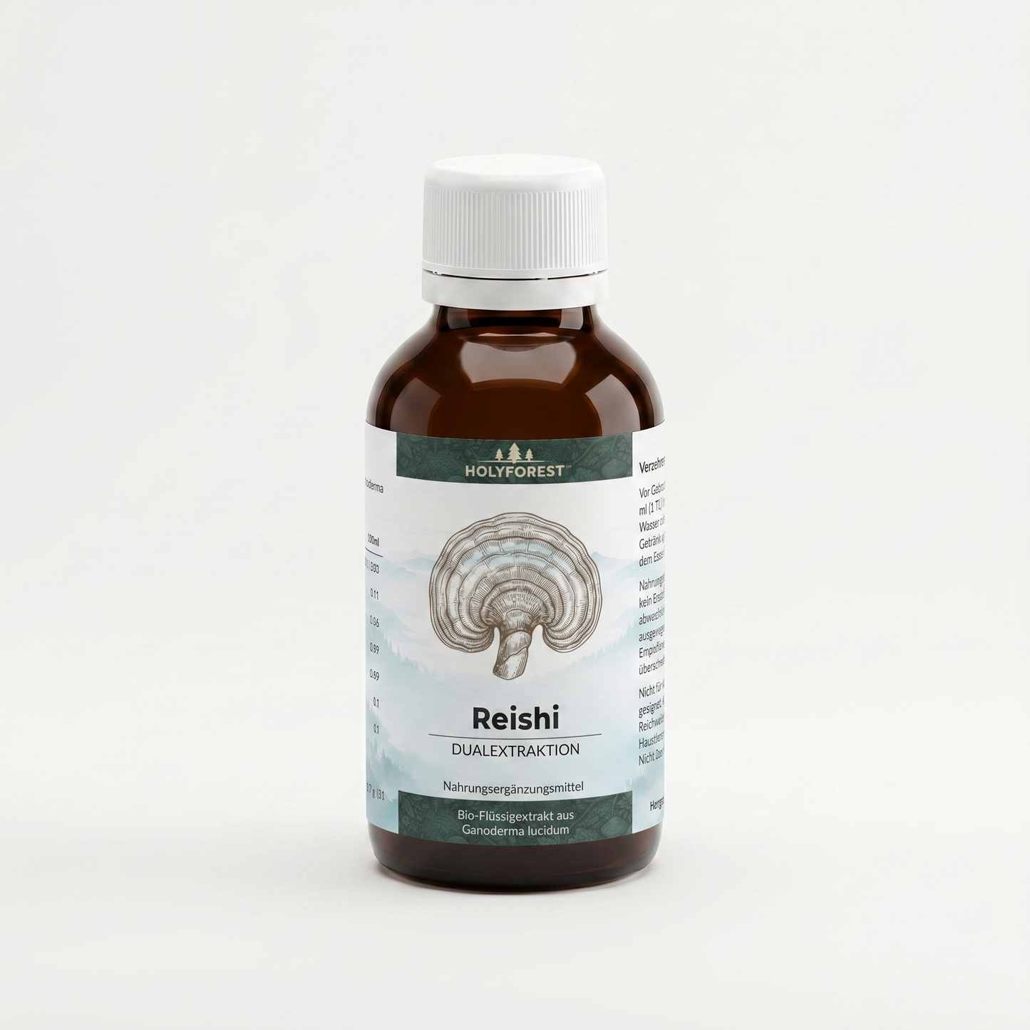 Bio Reishi Flüssigextrakt Dualextraktion – Holyforest