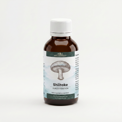 Bio Shiitake Flüssigextrakt Dualextraktion – Holyforest
