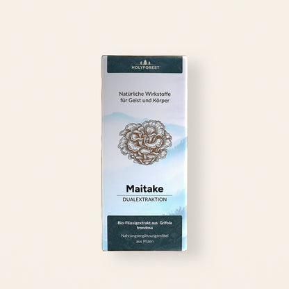 Bio Maitake – Faltschachtel, Vorderseite