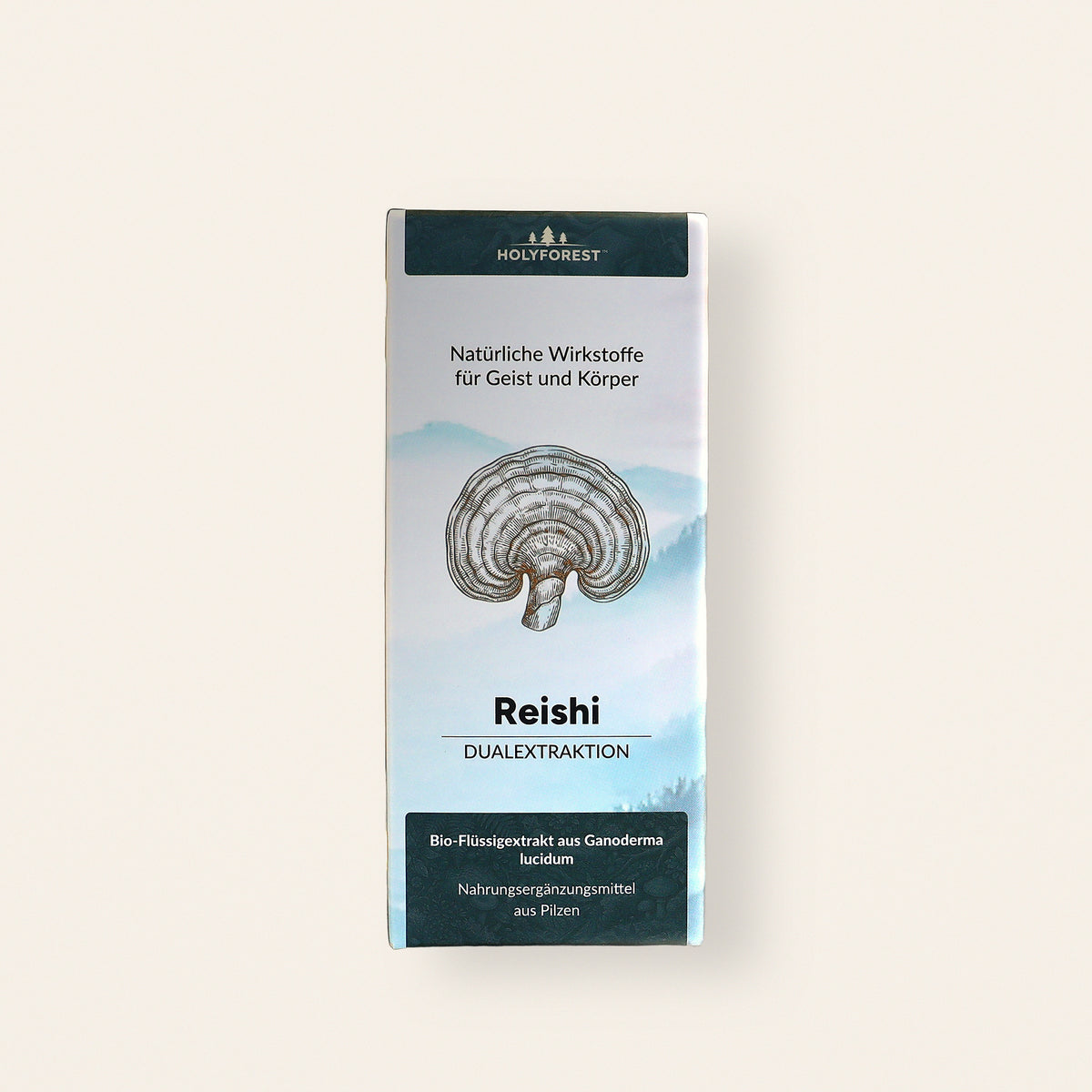 Bio Reishi – Faltschachtel, Vorderseite