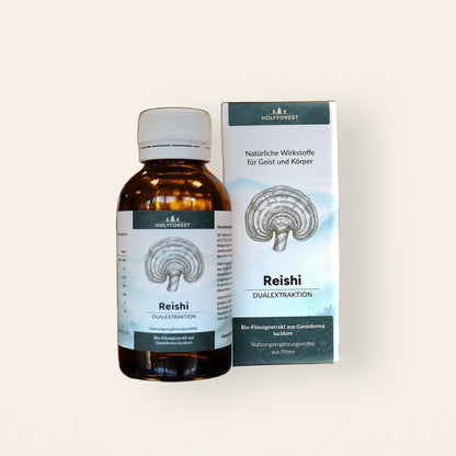Bio Reishi – Flasche und Faltschachtel