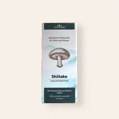 Bio Shiitake – Faltschachtel, Vorderseite