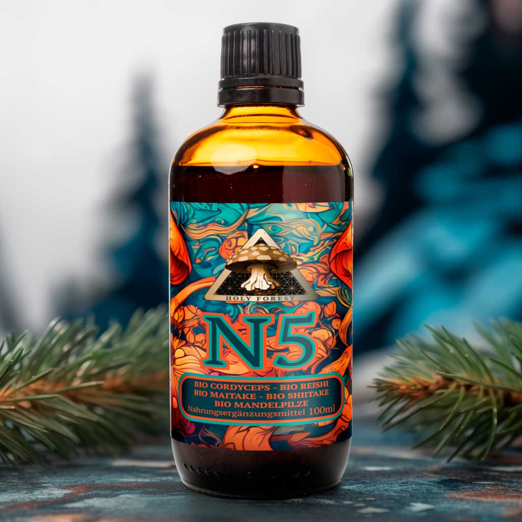 N5 Bio Cordyceps, Mandel, Maitake, Shiitake, Reishi