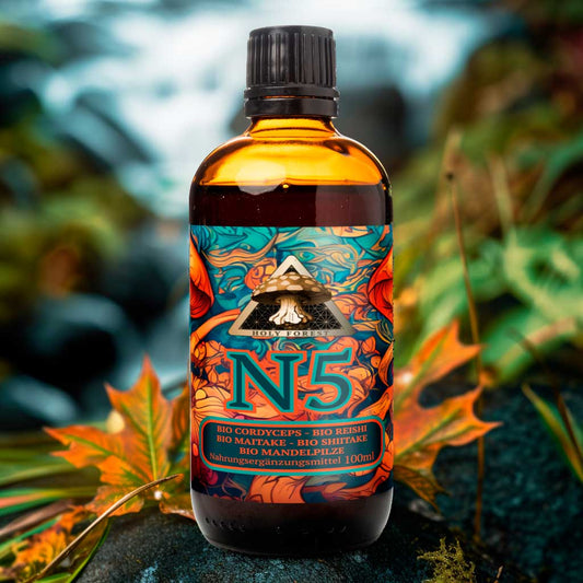 N5 Bio Cordyceps, Mandel, Maitake, Shiitake, Reishi