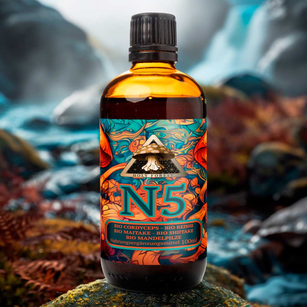 N5 Bio Cordyceps, Mandel, Maitake, Shiitake, Reishi