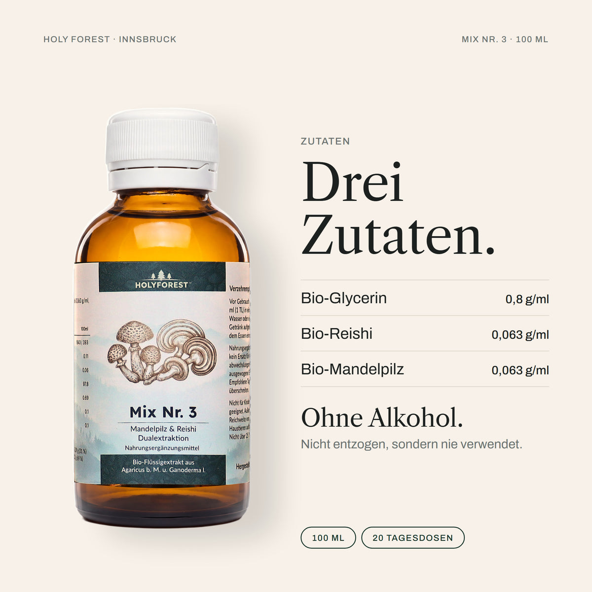 Mix Nr. 3 – Zutaten laut Etikett